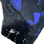 Warrior Danica Patrick NWT Blue and Black Patterned Leggings Lace Trim Medium Photo 7