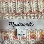 Madewell Space-Dyed Canton Pullover Crew Neck Sweater Size Medium Cozy Preppy Photo 2