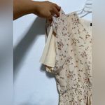 MikaRose  Beige Floral Maxi Dress Photo 3