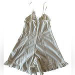 Urban Outfitters NWT  Juliette Lace Insert Romper Boho Western Corset Top Ruffle Photo 5