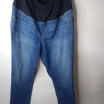 Isabel Maternity 18 Skinny Crossover Panel Jeans Blue Size undefined Photo 2