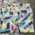 Black Orchid  Leaf Print Jeans Photo 3