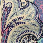 Talbots  Light Blue Paisley Pencil Skirt Photo 4