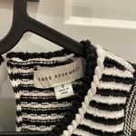 Classic Black and White Striped Tank Top Photo 1