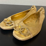 Juicy Couture  Ballet Flats Shoe Womens 8.5 Double Buckle Classy Preppy Old Money Photo 0