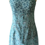 VTG Dby 90s Dress Womens Sz 3/4 Blue Floral Babydoll Boho Retro Festival Y2K Photo 0