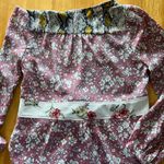 Gimmicks by BKE Gimmicks Floral and Snake Print Wrap Top Photo 5