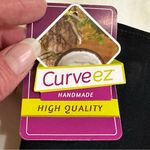 Curveez Black Latex Waist Cincher Shaper XL Slimming Goth Vamp Witchy Photo 5