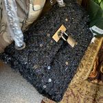 Kurt Geiger Authentic LONDON Tweed Lock fringe sequins flap Crosby/shoulder Photo 1