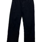 Scanlan Theodore Wide Leg Jeans Women’s Size 30 Black High Rise Crop Denim Photo 0