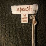 A.Peach  v neck drawstring scrunch sweater Photo 3