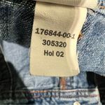 Old Navy Vintage 2002 Denim Skirt Short Midi Front‎ Split 100% Cotton Size 4  Photo 8