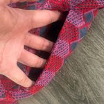 Tularosa X Revolve Embroidered Wide Leg Jumpsuit Red and Pink Patterned Cropped Photo 8