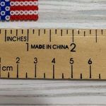 Handmade 4th of July American Flag Perler Bead Earrings, Novelty Earrings Photo 4