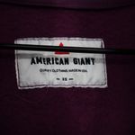 American Giant Women's Relaxed Classic Full Zip 2.0 Made in USA Size XS Purple Photo 3