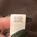 Aerie  Oversized Brown Crewneck Front Shirt Pocket Photo 4