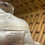 Coldwater Creek  Brown‎ And White Stripe Floral Tank Dress Size 6 Photo 7