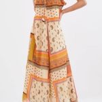 ZARA NWT  paisley mixed print ruffle maxi dress Photo 0