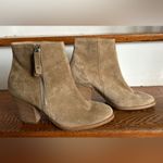 Paul Green Paul‎ Green Taupe Suede Ankle Booties Size 5 1/2 New Condition Photo 1
