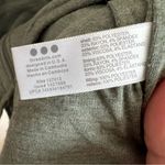 Three Dots  Olive Green Quilted Jacket Photo 8