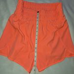 New In Vibrant Coral Athletic Shorts for Women Size Large Orange Photo 6
