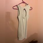 Naked Wardrobe  Ribbed Keyhole Dress in a size M Photo 2