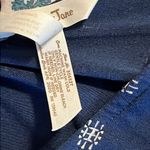 Matilda Jane  sz small womens wide strap tank blue top with floral design bottom Photo 8