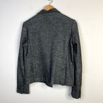 J.Crew  Thandie Stretch Wool Blend Black Gray Marled Tweed Blazer Jacket Womens 6 Photo 7