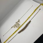 TWO GOLD TONE FASHION NECKLACES Photo 2