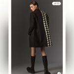 NVLT Black and White Houndstooth Teddy Jacket Size L Photo 3