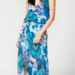 Show Me Your Mumu  Kendall Maxi Dress Gown in Blue Magnolia M NWT Photo 0