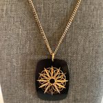 Handmade Black Gold Necklace Sparkle Photo 1