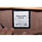 Abercrombie & Fitch Womens Brown Black Fleece Sweatshirt Teddy Jacket Size M Photo 2