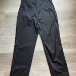 COS Women’s Black Cotton Pants With Side Open Stitching Size 6 Barrel Style Legs Photo 8