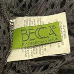 Becca by Rebecca Virtue Womens Empire Waist Dress Black Beach Cover Size XL Photo 9