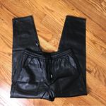 BLANK NYC Black Faux Leather Jogger Pant NWOT Photo 4