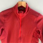 Patagonia Midweight Capilene Baselayer Crimson Red Pullover Zip Neck Shirt XS Photo 2