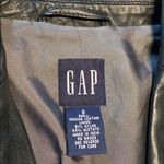 Gap Black Leather Blazer Jacket Photo 1