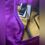 Windsor  Shiny Magenta Pencil Skirt Photo 2