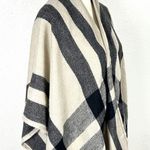 Banana Republic NWT  plaid fringe blanket wrap Erin shall cashmere blend Photo 4