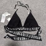 Trina Turk  3 PC SWIM SET Hula Halter Top, Bandeau Top & Shirred Hipster Bottom Photo 1