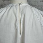 Hill House  THE FRANCESCA Top High Low Keyhole Back Short Puff Sleeve Size XS Photo 3