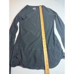 New Balance New‎ Balance Womens Long Sleeve Athletic Top Gray Curved Hem Shirt Small Photo 1