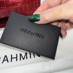 Brahmin Crimson Red Croc Embossed Leather Wristlet Clutch Pouch Bag Photo 14