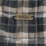 Barbour Lorelie Top Praline Plaid V-neck Seersucker Puff Sleeves 8 New Photo 5