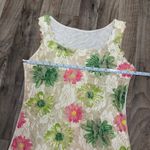 Vintage Y2K floral lace shimmery tank top Pink Photo 1