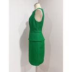 The Limited  Women's Kelly Green Sleeveless Peplum Dress Size 8 Photo 1