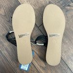 Universal Threads Universal Thread sandal two band slide black gold New Size 8 Photo 1