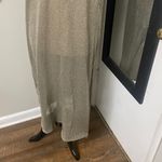 ZARA  SHEER METALLIC MAXI DRESS Photo 6