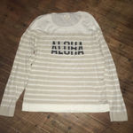 J Crew Aloha stripe lightweight nautical sweater Tan Size XL Photo 0